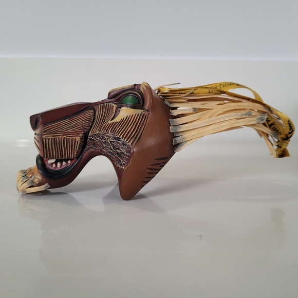 LION KING ON BROADWAY "Scar" SE collectible mask ornament DISNEY - Picture 15 of 16